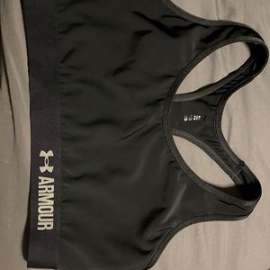 Black UA Sports Bra